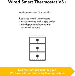 tado Wired Smart Thermostat – Intelligent Heating Control