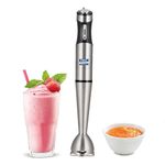 KENT 16044 Hand Blender Stainless Steel 400 W | Variable Speed Control | Easy to Clean and Store | Low Noise Operation