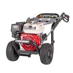 SIMPSON Cleaning PS61002-S PowerShot 3500 PSI Gas Pressure Washer, 2.5 GPM AAA AX300 Pump, Honda GX200 Engine, Includes Spray Gun, Extension Wand, 5 QC Nozzle Tips, 5/16-inch x 25-Foot MorFlex Hose