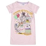 Metzuyan Kids Infant Printed Short Sleeve Nightdress Novelty Graphic Pink 4-5 Years