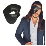 Luxury Mask Phantom Of The Opera One Eyed Masquerade Mask