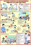 Electric Shock & It's Treatment Chart (50 x 70 cm)