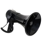 Seismic Audio - SA-MEGA9 Professional 8.25" Medium Bell Megaphone Bullhorn with Detachable Microphone with Record/Playback and AUX Input