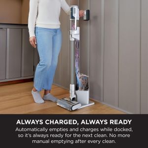 Shark Cordless Vacuum Cleaner – Auto-Empty, White