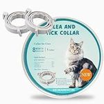 4 Packs Adjustable Collars for Small, Medium and Large Cats, Waterproof with 8 Month Protection