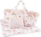 BABESIDE 3 Pcs Baby Doll Bassinet w