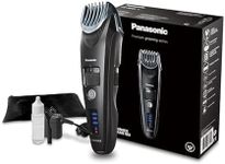 Panasonic ER-SB40 Wet & Dry Electric Beard Trimmer for Men with 20 Cutting Lengths, UK 3 Pin Plug