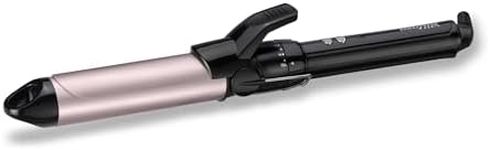 BaByliss 32mm Curling Iron with Large Diameter Clip for Natural Loose Curls Black