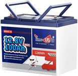 Timeusb 12V 100Ah Group24 Mini LiFePO4 Battery, Grade A Battery Cells, Drop-in Replacement for Lead Acid Battery, 100A BMS, Up to 15000 Cycles, Lithium Battery for RVs, Trolling Motor & Solar System