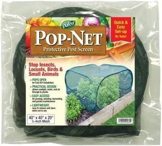 Gardeneer by Dalen Pop-Net Portable Protective Enclosure – Lightweight and Weatherproof – Easy DIY Installation – Safeguard Your Plants Against Garden Pests - 40" x 40" x 20"