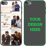 SuSuTiFy Personalized Picture Phone Cases for iPod Touch 5 6 7 Custom Multiple Photos Phone Cover Customized Gift for Family Friends Couple BFF Valentine's Day Xmas Mother’s Day Father’s Day