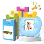 Talking Flash Cards for Toddler Toys for 2 3 4 5 6 Year Old Baby Boys Preschool Learning Resources Sensory Toys for Autism Educational Montessori Toys with 224 Words Interactive Gifts For Kids Age 2-6