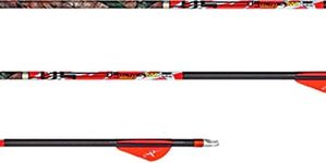 Carbon Express D-Stroyer MX Hunter 350 6PK Fletched Arrows, Red, Camo, One Size (51148)