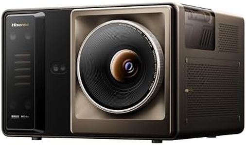 Hisense XR10 Triple Laser 4K Projector, 6000 ANSI Lumens, 6000:1 Contrast, IRIS Lens, 0.84-2.0:1 Optical Zoom, Lens Shift,65” - 300”, Dolby Vision, IMAX Enhanced, Vidaa OS, Tuned by Devialet