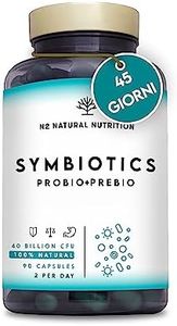 Fermenti Lattici Adulti. Probiotici e Prebiotici. 40 Miliardi UFC. 90 capsule. Allevia la Digestione pesante, il Gonfiore addominale e migliora la Flora Intestinale. N2 Natural Nutrition