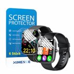 MIHENCE Screen Protector Compatible with WeurGhy/Kuizil 1.91 Inch Smartwatch T70, TPU HD Screen Protector for T70 1.91 Inch Smartwatch [Pack of 6]