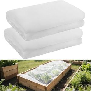 2 Pack 2 * 3m Garden Netting - Ultra Fine Mesh Plant Covers to Keep Small Animals Pest Out, Bird Barrier Screen for Protecting Vegetables Fruits Flowers Raised Beds
