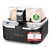 EMERIO Talking Egg Cooker Sieger EB-123177.1 Cooking Process with Perfect Result Voice Output in Germany BPA Free All Three Cooking Levels [Soft|Medium|Hard]