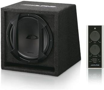 Alpine 8" Subwoofer – SWE-815 Compact Car Audio Bass Speaker