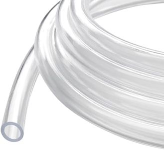 Corsair Hydro X Series, XT Softline 10/13 mm (3/8 Pulgadas/1/2 Pulgadas) DI/DE Tubos (Tubos Transparentes, Material PVC, Resistentes a Los Rayos UV, Fáciles de Cortar) Transparente