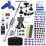 PDR TOOLS 134PCS Car Dent Remover Tools, Dent Pulling Tool for Auto Body Dent Repair with Slide Hammer Dent Puller & Dent Lifter for Car Dent Removal and Metal Surface Dent Hail Damage