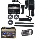 Sequential Compression Machine for Lymphedema with 8 Chamber | Digital 8 Chamber 6 Modes Air Compression Therapy Device with 2 Legs,1 Waist,1 Arm Sleeve Remote Controlled