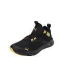 Puma Unisex-Kid Enzo 2 Refresh Jr Black-Pele Yellow Sneaker - 4 UK (38567714)