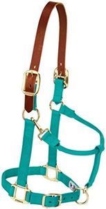 Weaver Leather Nylon Adjustable Breakaway Horse Halter, Small, Emerald Green