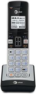 AT&T TL86003 Accessory Handset with Caller ID/Call Waiting,Black and Silver