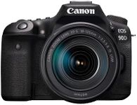 Canon EOS 90D DSLR with EFS 18-135m