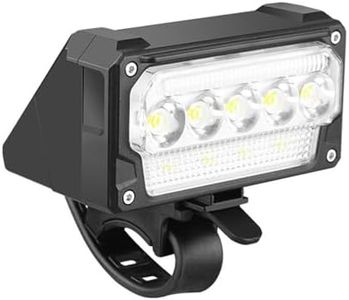 Lumen Bike Lights, Super Bright Bike Lights for Night Riding, Bicycle Headlight Digital Display 5 Modes Adjustable Lightweight Waterproof Rechargeable, MTB Off-Road Cycling Commuting