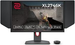 BenQ Zowie XL2746K Gaming Monitor (27 inch, 240 Hz, 0.5ms, DyAc+, XL Setting to Share, S Switch, Shielding Hood)