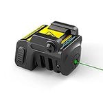 GOODTAC Rechargeable Green/Red/Blue Laser Sight with Sub Compact Rail Mount for Pistol Rifle (Green)