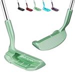 MAZEL Chipper Club Pitching Wedge for Men & Women,36/45 Degree - Save Stroke from Short Game,Right Hand (Light Green, 45 Degree)