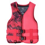 SPITO Life Jackets,Swimming Vest for Adults and Kids,Water Sports Life Jacket Buoyancy Aids Suitable for Fishing, Sailing, Surfing, Boating, Kayaking,Neoprene Men Ladies Life Jackets
