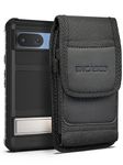 Encased 2-in-1 Set for Google Pixel 8 Belt Case with Holster Clip Phone Pouch and Shockproof Case with Kickstand