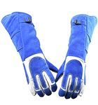 CPTDCL Anti Bite Animal Handling Gloves Soft Leather Thicken Scratch Proof Gloves Bite Resistant Protective Gloves