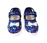 Coolz Girls Baby Fashion and Casual Ballerina Cute-1 for 1-4 yrs I Kids Shoes for Girls I (Blue-Pink, 18 Months)