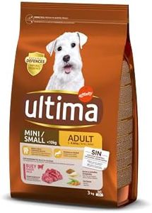 Ultima Pequeño Adulto con Buey, Comida seca para perros, 3kg