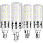 HZSANUE E14 LED Corn Bulbs 15W, 6000K Daylight White, 1700LM,Small Edison Screw Bulbs,120W Incandescent Bulbs Equivalent,‎Not Dimmable,Pack of 4