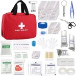 First Aid Kit 152pcs, Upgraded All-