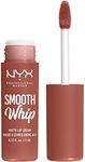 NYX Professional Makeup Liquid Lipstick, Matte Lip Cream, Ultra-Vibrant Shades, With Shea & Cocoa Butter, Smooth Whip, Shade: Teddy Fluff