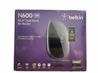 Belkin N600 Dual Band N+ Wireless Router 300 Mbps 4-Port New Sealed 