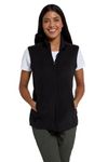 Mountain Warehouse Camber Womens Gilet - Lightweight Sleeveless Jacket, Microfleece Bodywarmer, Breathable Vest, Zipped Side Pockets - For Autumn Winter, Camping, Hiking Black Women's Size 14