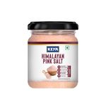 Keya Himalayan Pink Salt Glass Jar 200g | Mineral rich Salt for Healthy Cooking | Sendha Namak for Healthy Life | Mineral Rich Salt | Low Sodium | Packed with 84 Minerals