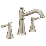 Moen T9023BN Belfield Two-Handle Deck Mounted Roman Tub Faucet Without Valve, Brushed Nickel