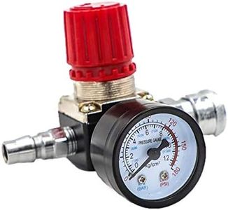 3 Way Air Compressor 1/4" Pressure Regulator Gauge 140PSI Control Valve