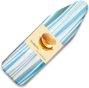 BNDX Ironing Board Cover, 18" x 49" Standard Size Thick Padding with Bongee Cord, Stain Resistant & Durable Scorch, 2 Click Buckles for Smooth Iron and Easy Installation Pulse Green