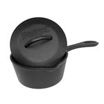 Bayou Classic 7441 7441-1-qt Saucepan with Self-Basting Lid, 1-qt, Black