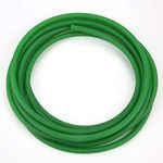 Polyurethane round belt green rough surface PU rough surface round belt industrial belt conveyor belt O-belt can be connected with motor lathe belt (8mm*5m), Power Tool Accessories